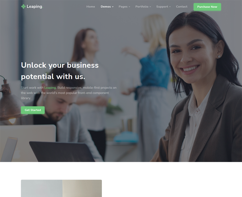 Leaping - Creative Multipurpose Template